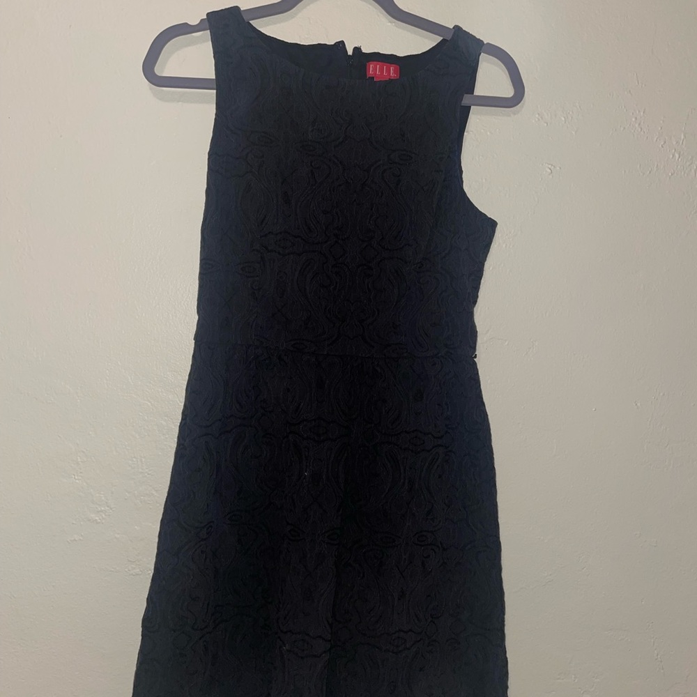 Beautiful black mini dress.